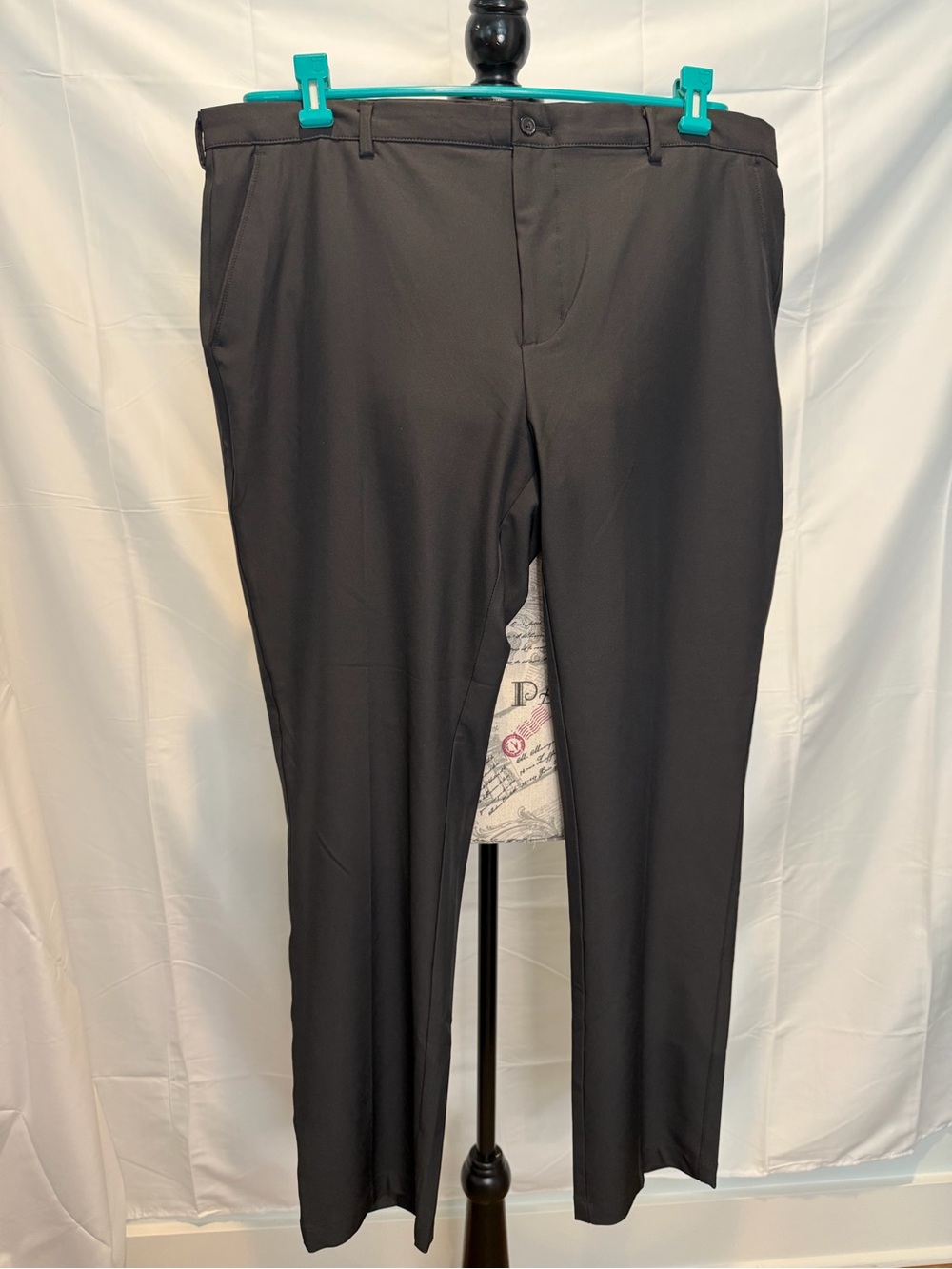 Greg Norman Collection Black Dress Pants - Modern Straight Leg